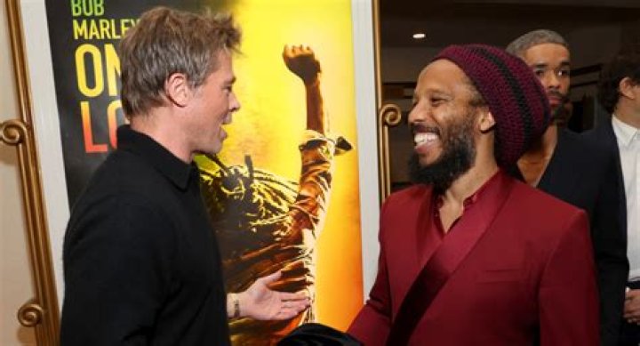 Brad Pitt and Ziggy Marley