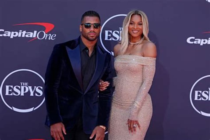 Ciara & Russell Wilson at his first day with Denver Broncos