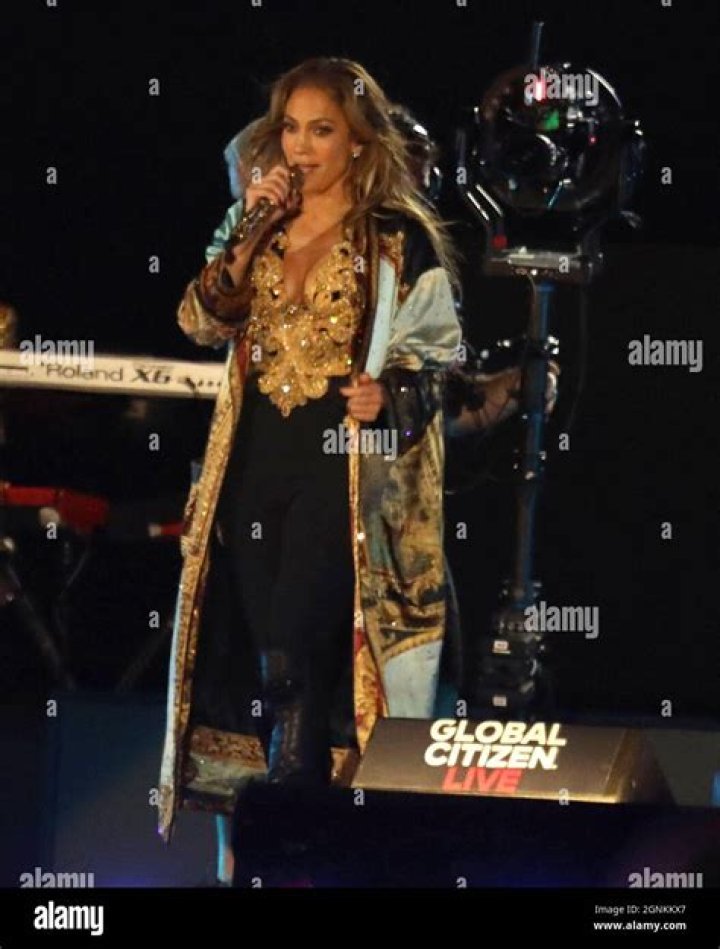 Jennifer Lopez Global Citizen Live, New York, USA - 25 Sep 2021