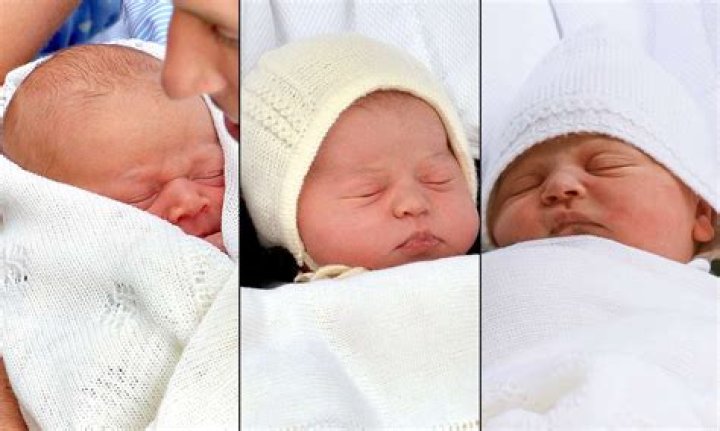 Prince George as a newborn
