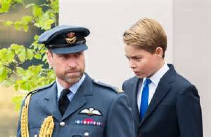 Prince William and Prince George 