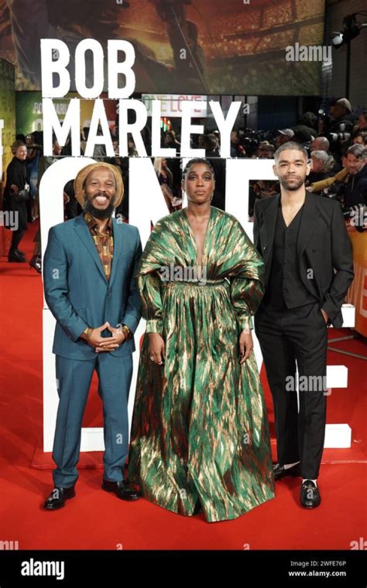 Ziggy Marley, Lashana Lynch, and Kingsley Ben-Adir 'Bob Marley: One Love' film premiere, London, UK - 30 Jan 2024